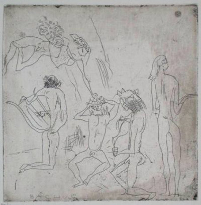 064 - Bacchus by Jules Pascin Pricing Limited Edition Print image