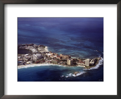 Aerial View Of Cancun, Mexico by Bruce Clarke Pricing Limited Edition Print image