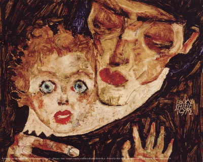 Mother And Child, C.1912 by Egon Schiele Pricing Limited Edition Print image
