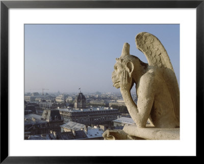Gargoyle And Views Of Paris From Notre Dame by Richard Nowitz Pricing Limited Edition Print image