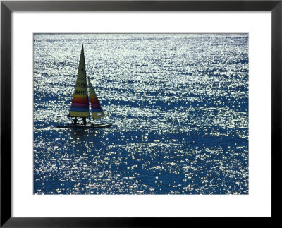 Sailing Couple, Florida, Usa by Nik Wheeler Pricing Limited Edition Print image