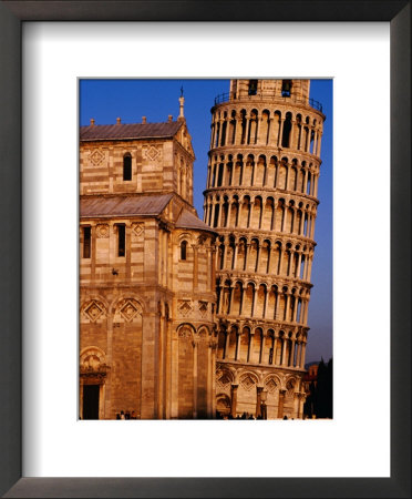 Exterior Of Torre Di Pisa (Leaning Tower Of Pisa), Pisa, Italy by Damien Simonis Pricing Limited Edition Print image