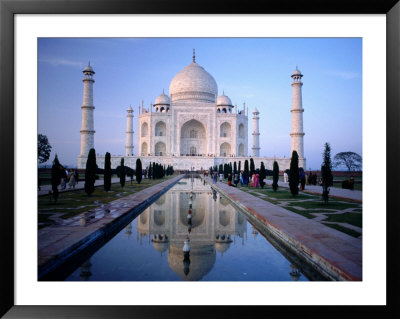 Taj Mahal Reflected In Watercourse by Paolo Cordelli Pricing Limited Edition Print image