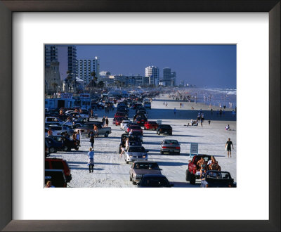 Saturday Night Early Evening Traffic, Daytona Beach, Florida by Eddie Brady Pricing Limited Edition Print image