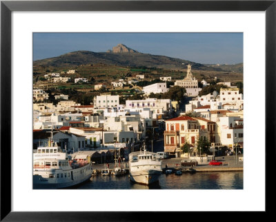 View Of Island From Offshore, Tinos, Southern Aegean, Greece by John Elk Iii Pricing Limited Edition Print image