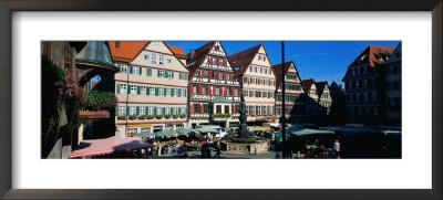 Farmers Market In The Central Market, Tubingen, Baden-Wurttemberg, Germany by Thomas Winz Pricing Limited Edition Print image