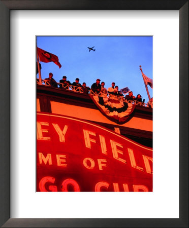 Wrigley Field Baseball Crowd During The Playoffs, Chicago, Illinois by Ray Laskowitz Pricing Limited Edition Print image