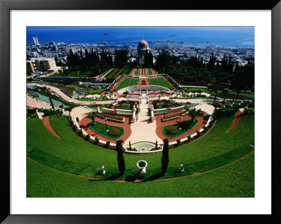 Bahai Shrine And Garden On Mount Carmel by Hanan Isachar Pricing Limited Edition Print image