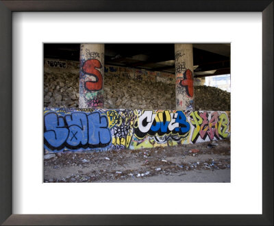 Highway Underpass Covered In Grafitti, Silver Spring, Maryland by Stephen St. John Pricing Limited Edition Print image