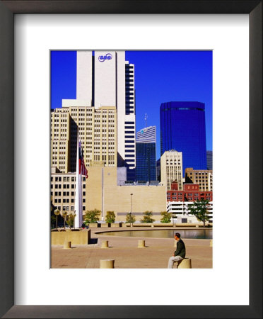 City Hall Plaza And High-Rise, Dallas, Texas by Richard Cummins Pricing Limited Edition Print image