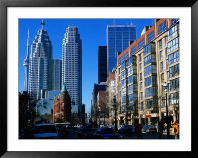 Flatitron Building Overshadowed By Skyscrapers, Toronto, Canada by Glenn Van Der Knijff Pricing Limited Edition Print image
