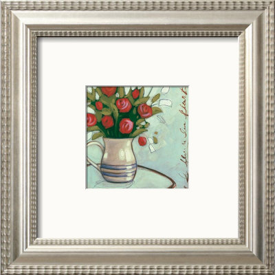 White Pitcher Bouquet by Maria Eva Pricing Limited Edition Print image