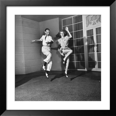 Actor/Dancer Fred Astaire Dancing With Rita Hayworth In Scene From You Never Were Lovelier by John Florea Pricing Limited Edition Print image