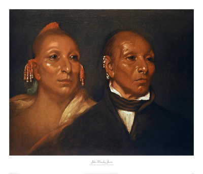 Blackhawk And His Son Whirling Thunder by John Wesley Jarvis Pricing Limited Edition Print image