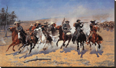 A Dash For Timber by Frederic Sackrider Remington Pricing Limited Edition Print image