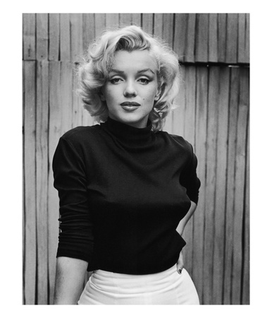 Portrait Of Actress Marilyn Monroe On Patio Of Her Home by Alfred Eisenstaedt Pricing Limited Edition Print image