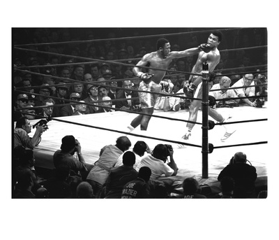Joe Frazier Vs. Mohammed Ali At Madison Square Garden by John Shearer Pricing Limited Edition Print image