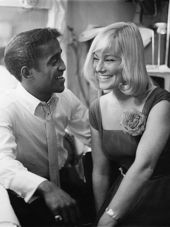 Sammy Davis Jr., May Britt - 1960 by Issac Sutton Pricing Limited Edition Print image