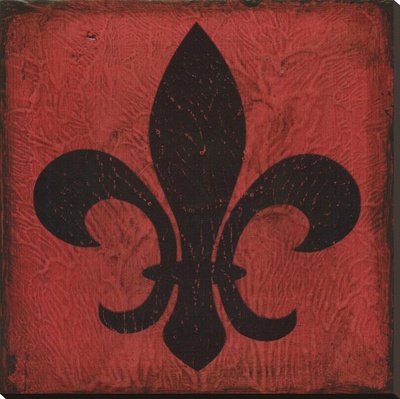 Rouge Fleur De Lis by Suzanna Anna Pricing Limited Edition Print image