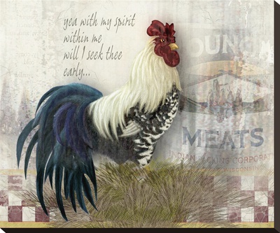 Checkerboard Rooster by Alma Lee Pricing Limited Edition Print image