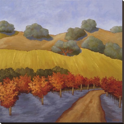 Hillside Vineyard Ii by Kathryn Steffen Pricing Limited Edition Print image