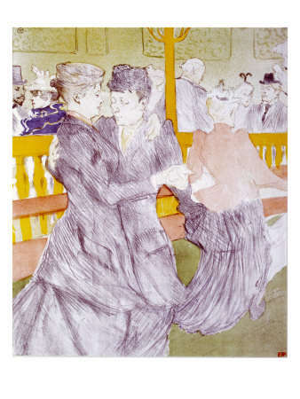 La Danse Au Moulin Rouge, France, 1897 by Henri De Toulouse-Lautrec Pricing Limited Edition Print image