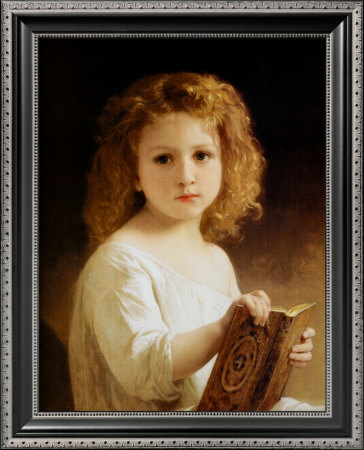 Story Book by William Adolphe Bouguereau Pricing Limited Edition Print image