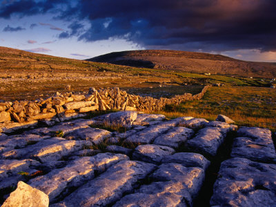 Limestone Landscape Of The Burren Near Fanore, Burren, County Clare, Ireland by Gareth Mccormack Pricing Limited Edition Print image