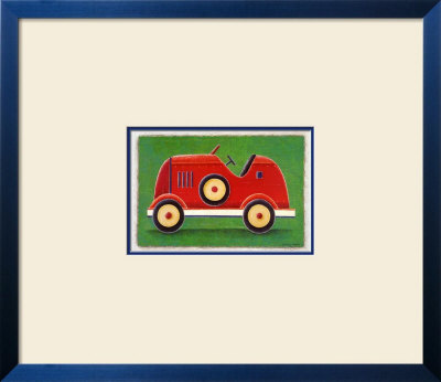 Red Racing Car by Simon Hart Pricing Limited Edition Print image