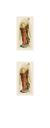 Angel With Trombone, 15Th Century (Right Detail) by Fra Angelico Pricing Limited Edition Print image