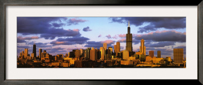 Chicago Skyline At Sunset by Mark Segal Pricing Limited Edition Print image