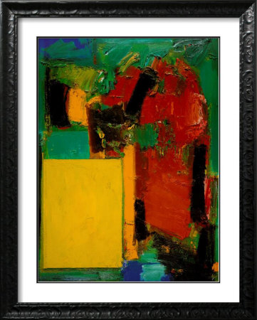 Smaragd, Red And Germinating Yellow by Hans Hofmann Pricing Limited Edition Print image
