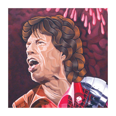 Mike Jagger by Ingrid Black Pricing Limited Edition Print image