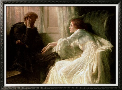 The Confession by Frank Bernard Dicksee Pricing Limited Edition Print image