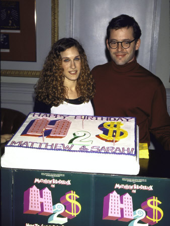 Actors Sarah Jessica Parker And Boyfriend, Matthew Broderick by Dave Allocca Pricing Limited Edition Print image