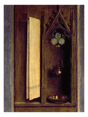 The Ghent Altarpiece, Detail From The Exterior Of The Right Shutter, 1432 by Hubert Eyck Pricing Limited Edition Print image