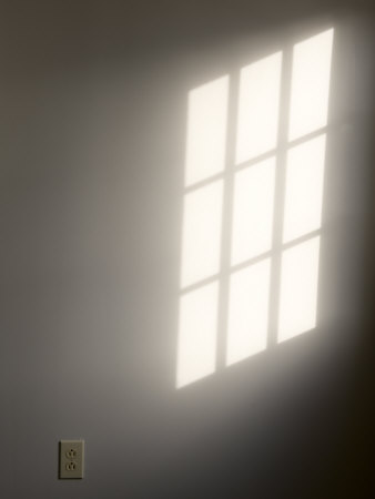 Light And Shadow From A Window Along With An Electrical Socket by Images Monsoon Pricing Limited Edition Print image