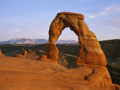 View Of Delicate Arch At Sunset On A Summer Afternoon by Taylor S. Kennedy Pricing Limited Edition Print image