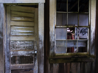 Doorway And Window Of An Old Shack by Todd Gipstein Pricing Limited Edition Print image