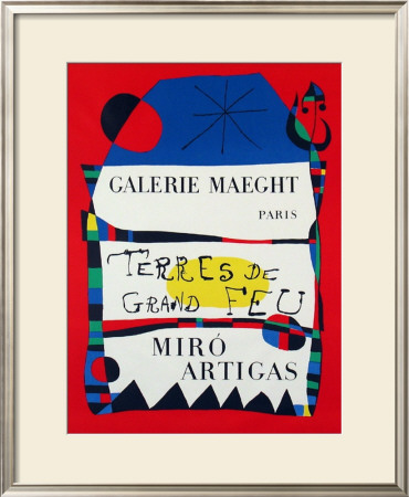 Terres De Grand Feu, 1956 by Joan Miró Pricing Limited Edition Print image