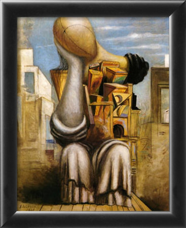 Les Jeux Terribles, C.1925 by Giorgio De Chirico Pricing Limited Edition Print image