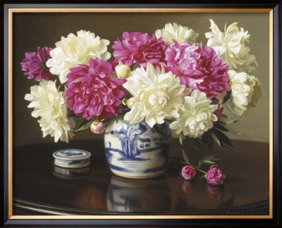 Peonies In Ginger Jar by Evan Wilson Pricing Limited Edition Print image