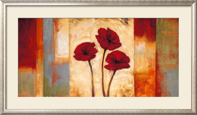 Poppies In Rhythm I by Brian Francis Pricing Limited Edition Print image
