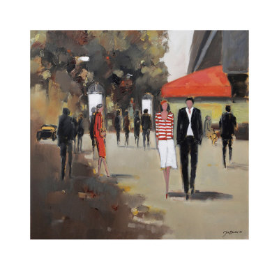 Cafe De La Paix, Paris by Jon Barker Pricing Limited Edition Print image