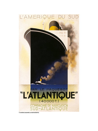 L’Atlantique by Adolphe Mouron Cassandre Pricing Limited Edition Print image