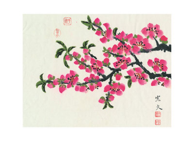 Pink Flowers by Ziang Xianwen Pricing Limited Edition Print image