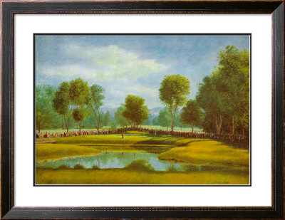 Arnold Palmer On The 12Th Green by Donald Moss Pricing Limited Edition Print image