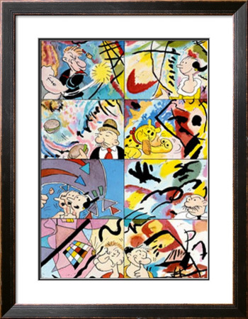 Popeye Kandinsky by Pablo Echaurren Pricing Limited Edition Print image