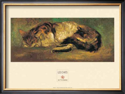 Chiffon Asleep by Theophile Alexandre Steinlen Pricing Limited Edition Print image