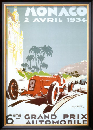 6Th Grand Prix Automobile, Monaco, 1934 by Geo Ham Pricing Limited Edition Print image